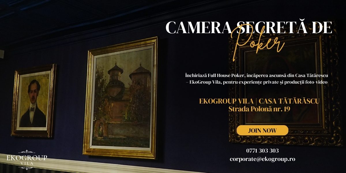 Full House Poker – Camera secretă de poker cu carti de poker pentru experiențe private exclusiviste